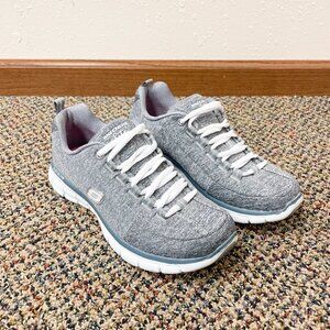 Skechers Flex Elite 11863 Grey Running Shoes Sneakers
